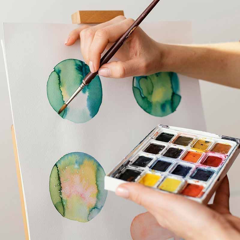 Como pintar capas con acuarelas