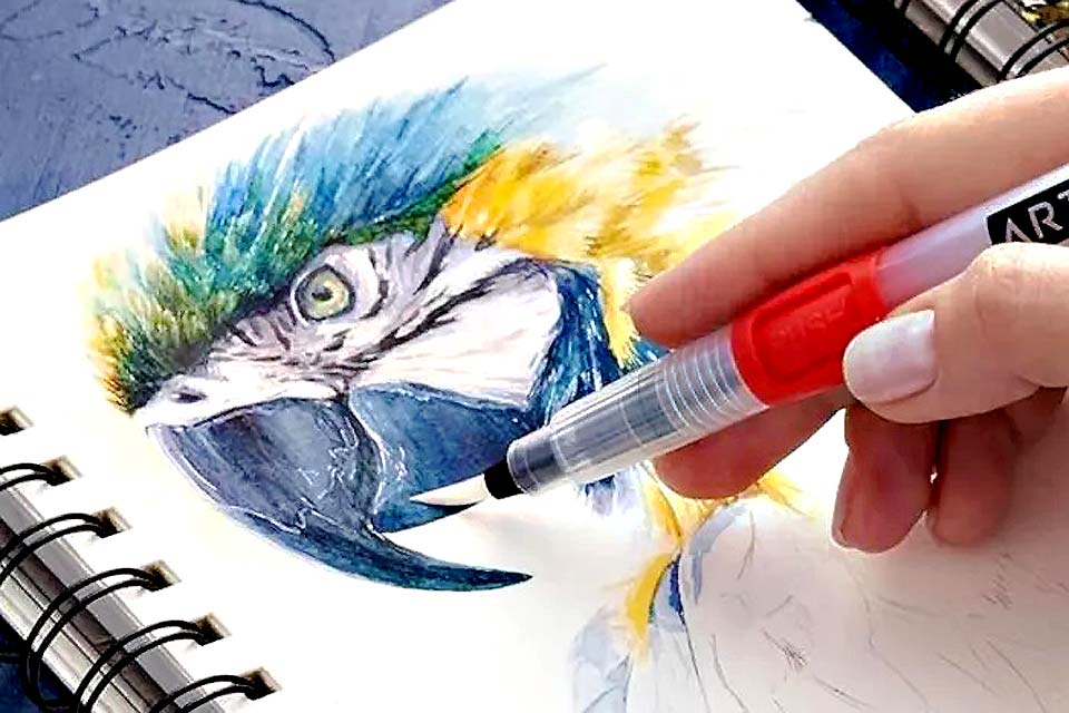 Elegir el papel para pintar en acuarela